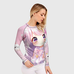 Рашгард женский Милые аниме, цвет: 3D-принт — фото 2