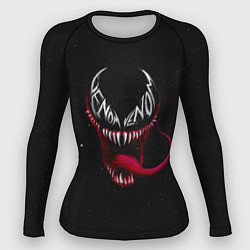 Рашгард женский Веном в темноте, цвет: 3D-принт