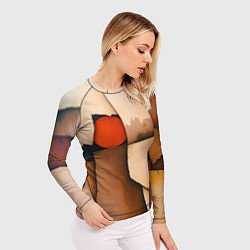 Рашгард женский Фрагментированная композиция, цвет: 3D-принт — фото 2