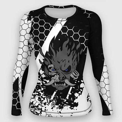 Женский рашгард Samurai соты краски / 3D-принт – фото 1