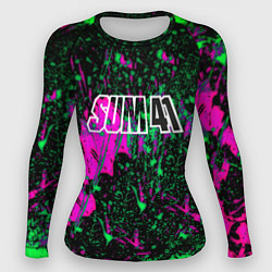 Женский рашгард Sum 41 неоновые краски