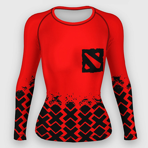 Женский рашгард Dota игровой паттерн / 3D-принт – фото 1