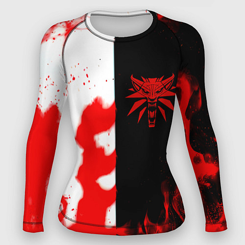 Женский рашгард Ведьмак огненный / 3D-принт – фото 1