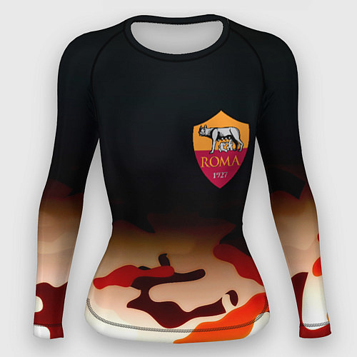 Женский рашгард Roma камуфляжный стиль / 3D-принт – фото 1