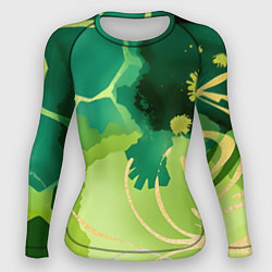 Рашгард женский Вдохновленный природой, цвет: 3D-принт
