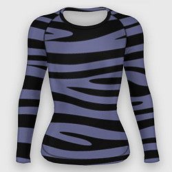 Рашгард женский Морские полоски, цвет: 3D-принт