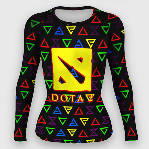 Женский рашгард Dota pattern witcher / 3D-принт – фото 1