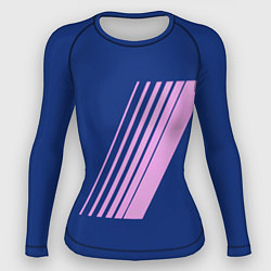 Рашгард женский Цветная полоса, цвет: 3D-принт