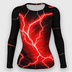 Рашгард женский Lightning, цвет: 3D-принт