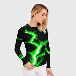 Рашгард женский Разлом, цвет: 3D-принт — фото 2