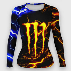 Рашгард женский Monster energy шторм, цвет: 3D-принт