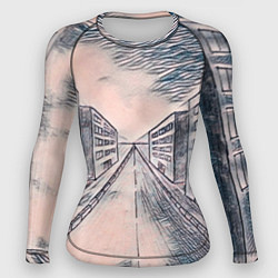 Женский рашгард Сумрачный город