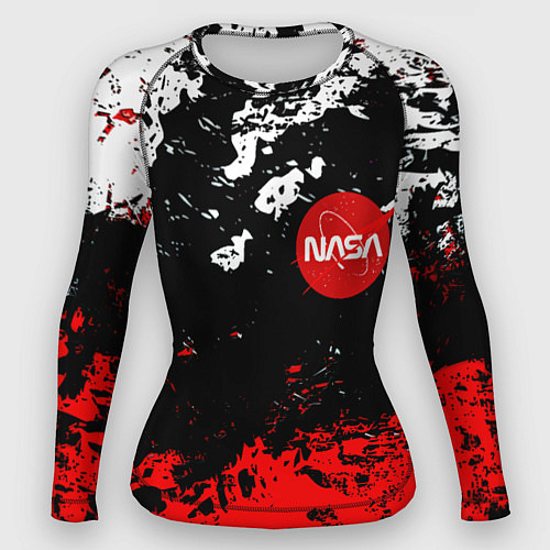 Женский рашгард Nasa краски / 3D-принт – фото 1