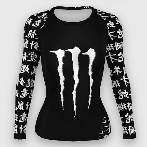 Женский рашгард Monster energy japan symbol / 3D-принт – фото 1
