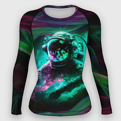 Женский рашгард Космонавт неоновая дымка