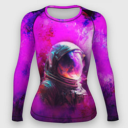 Женский рашгард Космонавт красочный