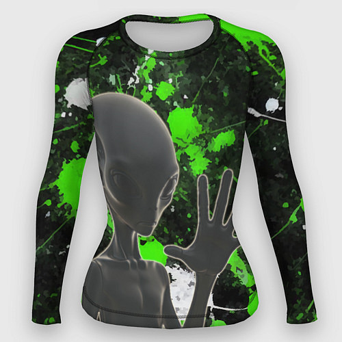 Женский рашгард Инопланетянин и его эктоплазма / 3D-принт – фото 1