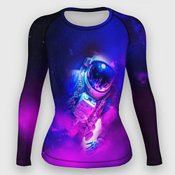 Женский рашгард Космонавт среди облаков