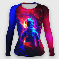 Женский рашгард Космонавт в пламени