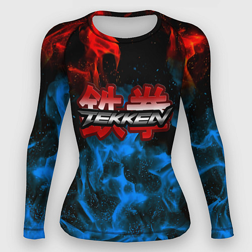 Женский рашгард Tekken огненные стиль / 3D-принт – фото 1