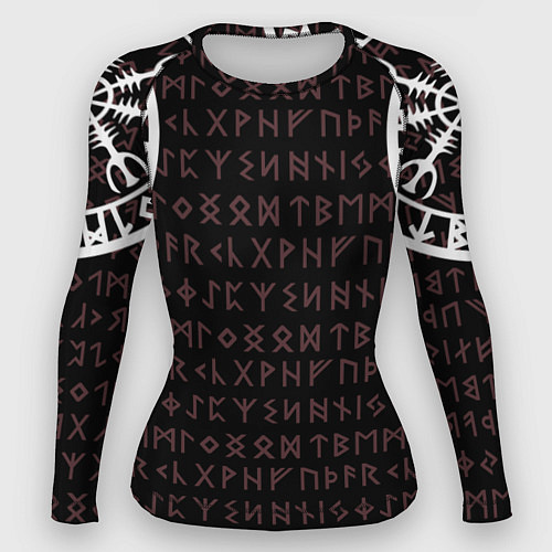 Женский рашгард Руны викингов / 3D-принт – фото 1