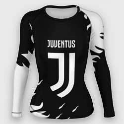 Женский рашгард Juventus black fire