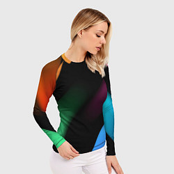 Рашгард женский Multicoloured, цвет: 3D-принт — фото 2