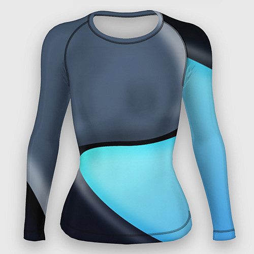 Женский рашгард Разноцветный / 3D-принт – фото 1