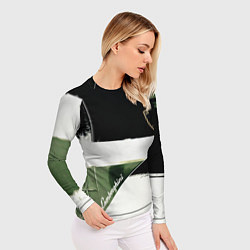 Рашгард женский Ламборджини логотип, цвет: 3D-принт — фото 2