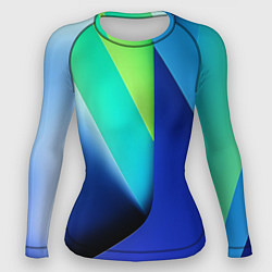 Женский рашгард Color blue green