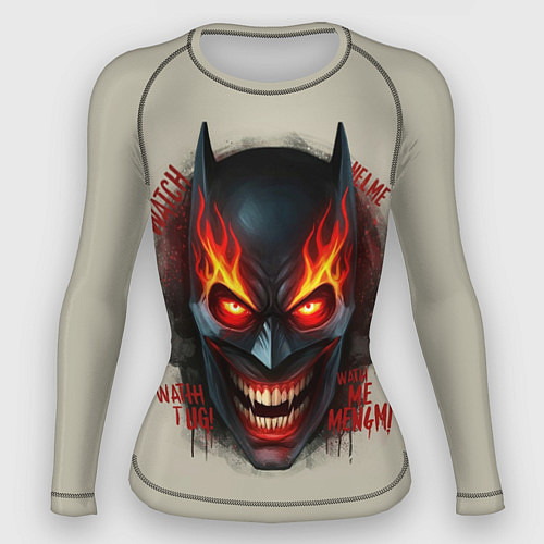 Женский рашгард Огенный Бэтмент / 3D-принт – фото 1