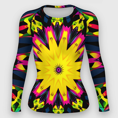 Женский рашгард Звездный калейдоскоп / 3D-принт – фото 1
