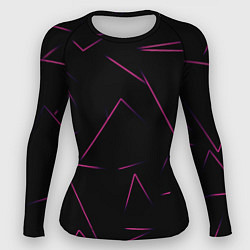 Женский рашгард Color pink line