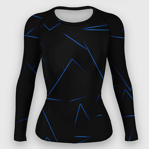Женский рашгард Color blue line / 3D-принт – фото 1
