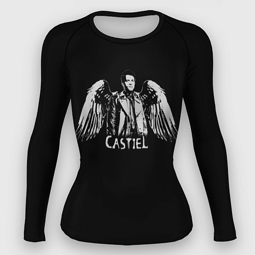 Женский рашгард Castiel - supernatural / 3D-принт – фото 1