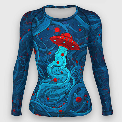 Женский рашгард Контакт с хаосом / 3D-принт – фото 1
