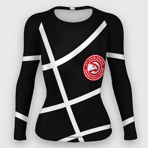 Женский рашгард Atlanta Hawks NBA / 3D-принт – фото 1