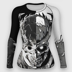 Рашгард женский Рыцарь череп берсерк, цвет: 3D-принт