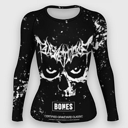 Рашгард женский Bones album - глаза, цвет: 3D-принт