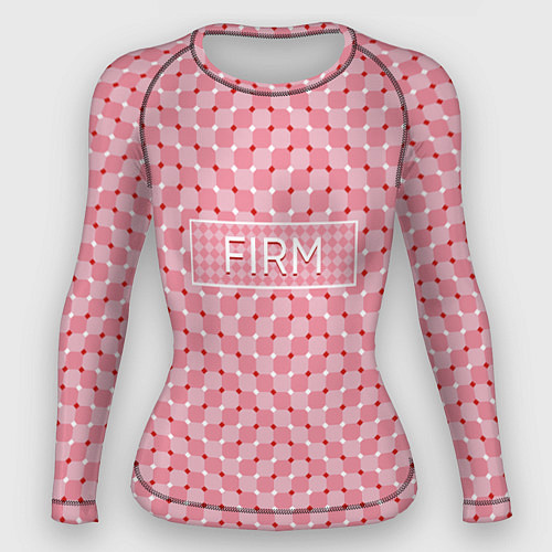 Женский рашгард Плавающий эффект - Фирм розовый / 3D-принт – фото 1