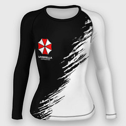 Женский рашгард Umbrella Corp - black and white