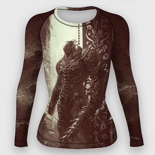 Женский рашгард Зловещий биокиборг / 3D-принт – фото 1