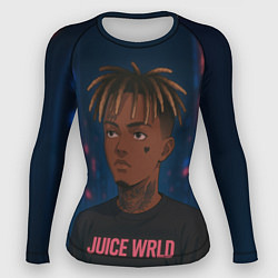 Женский рашгард Juice WRLD - Неоновый аниме арт