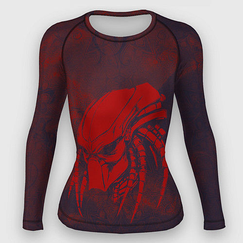 Женский рашгард Багровый хищник / 3D-принт – фото 1