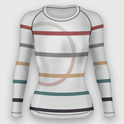 Женский рашгард Stripes and circle