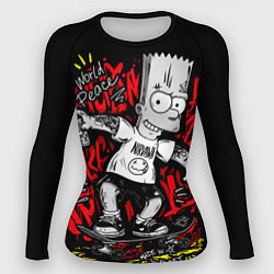 Женский рашгард Барт в татуировках