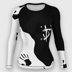 Рашгард женский Doom отпечатки демона, цвет: 3D-принт