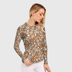 Рашгард женский Какашки, цвет: 3D-принт — фото 2