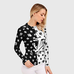 Рашгард женский Doom x roblox pattern, цвет: 3D-принт — фото 2