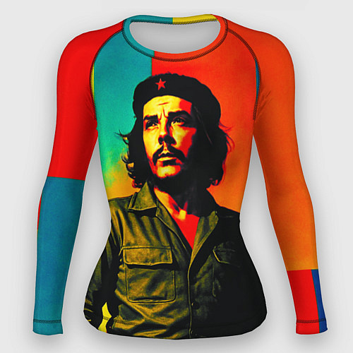 Женский рашгард Че Гевара поп-арт 1970-е / 3D-принт – фото 1